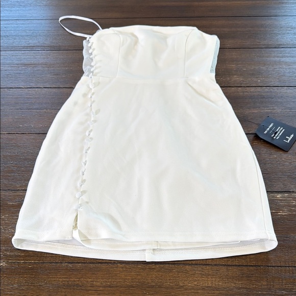Lulus Loving the Feeling White Strapless Bodycon Mini Dress XS - Picture 7 of 13